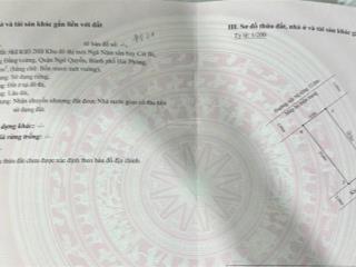 Bán lô đất 40m2 sau siêu thị go, lô 20b lê hồng phong, gia viên, hải phòng