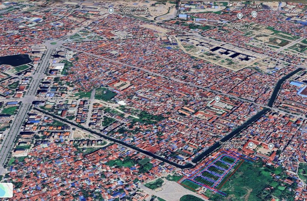 Bán lô đất 60m2 tđc đông khê 2  bram (sau trường quang trung, cách lê hồng phong 400m)