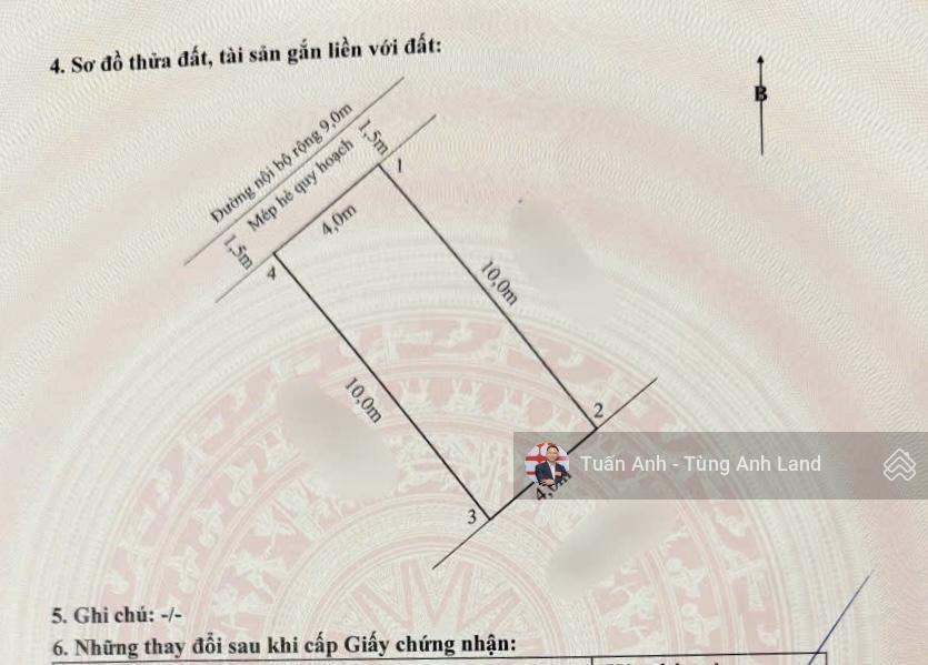 Lô 40m2 đẹp hiếm tđc lê quang đạo, gia viên