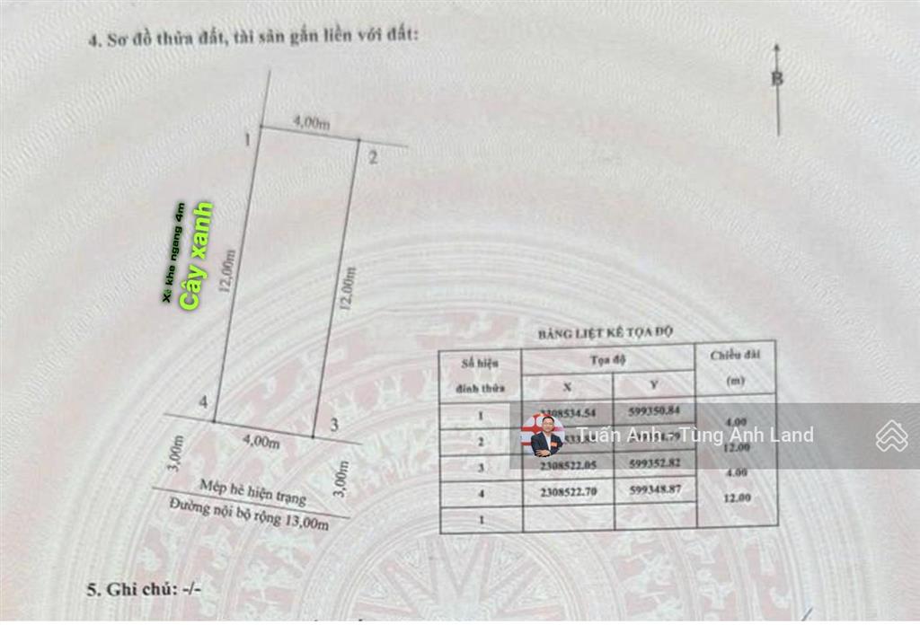 Hàng hiếm lô góc xẻ khe 48m2 tđc 226 lê lai anmaison giá cực tốt