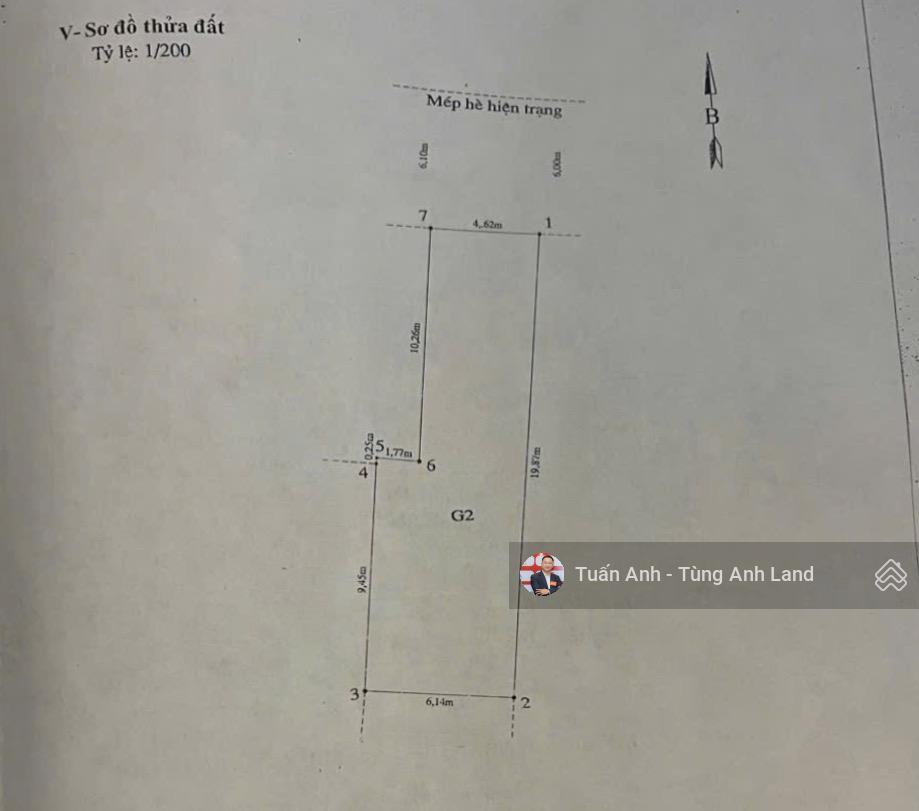 Bán lô đất 2 mặt tiền mặt đường lê thánh tông, ngô quyền