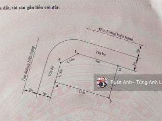 Bán lô góc 84,1m2 tđc 9,2ha thành tô, hải an