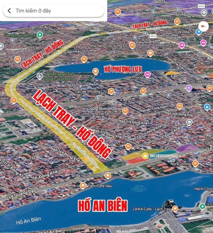 Bán lô góc 58m2 tđc đông khê 2 ngô quyền, hải phòng