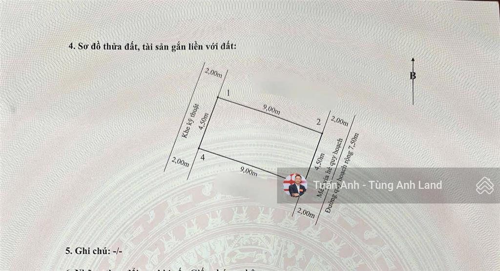 Bán lô 40,5m đông nam, tđc 47 lê lai ngô quyền