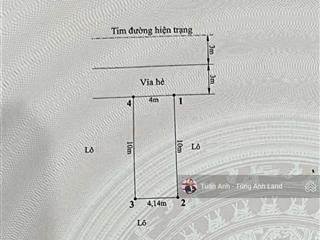 Cần bán nhanh lô đất 40,7m2 hướng đông tt tđc 9,2ha thành tô, hải an