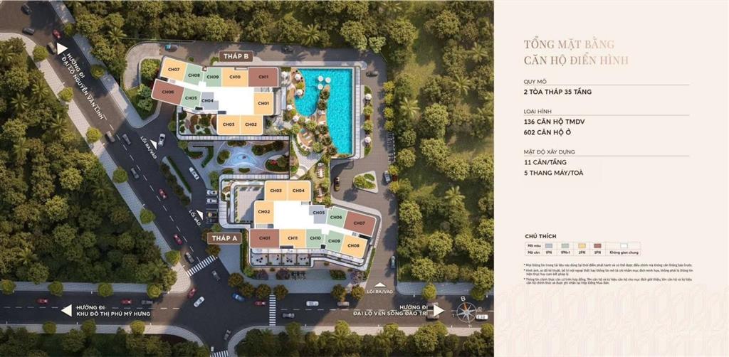 Căn góc 3pn đẹp tại vlasta premier quận 7 view thoáng tầng cao