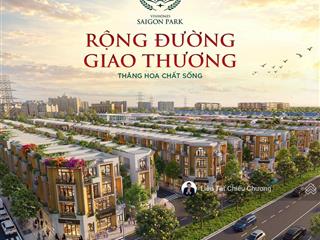 Nhà phố vinhomes saigon park 8x12m, giá 5,5 tỷ