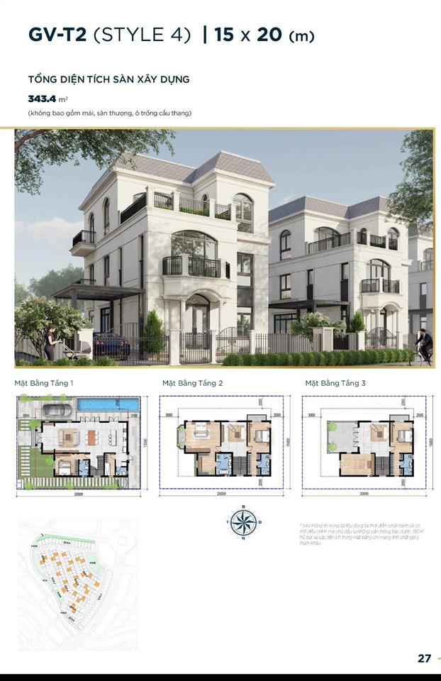 17 tỷ là giá cuối cùng sở hữu ngay căn bt đơn lập sẵn nhà 300m2. hl xem thực tế 0901 353 ***