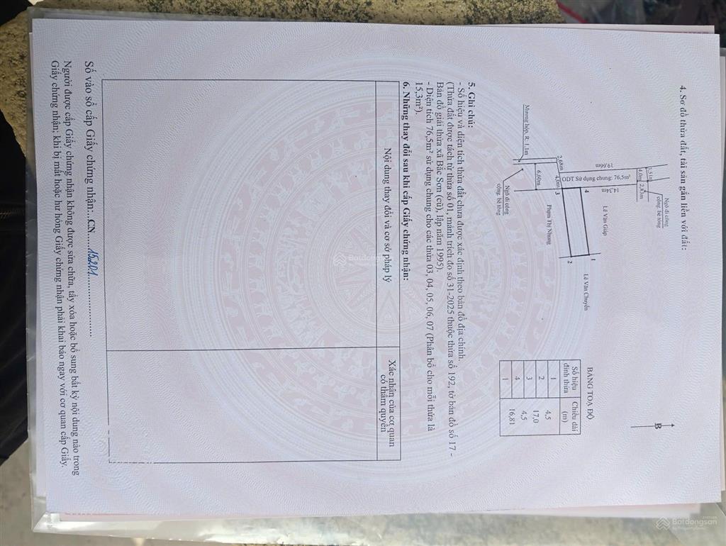 Cặp song sinh đẹp xinh tại bắc sơn đang chờ chủ mới 75m2 đường 4m
