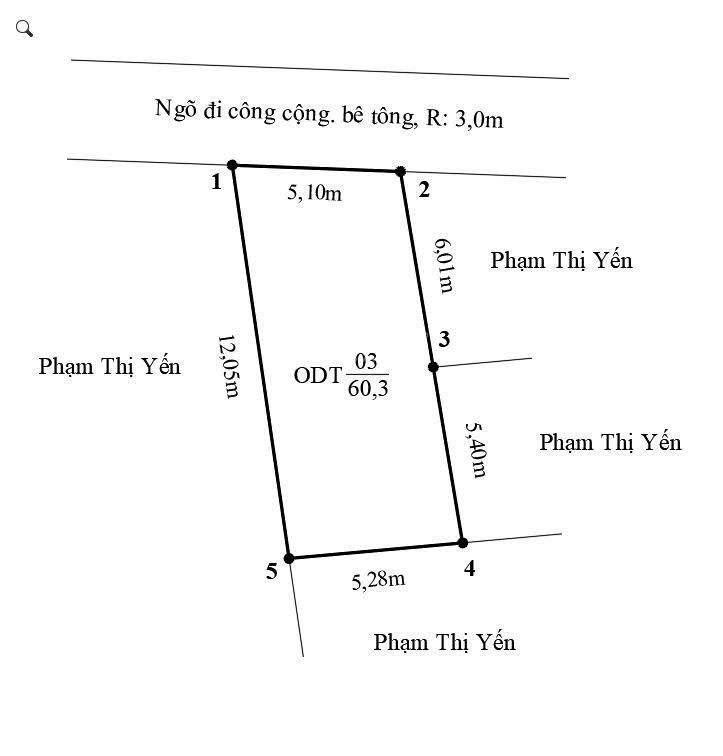 Hiếm có 1 lô 60m bắc sơn ô tô vào tận đất 1,09 tỷ