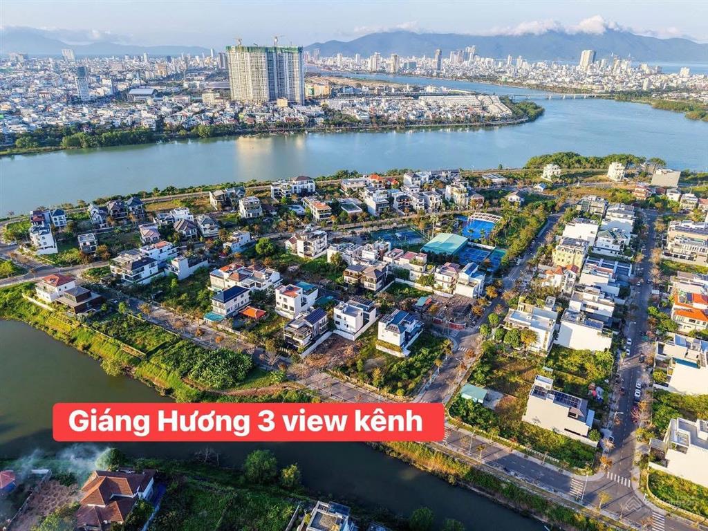 Bán đất biệt thự euro villa 2 đà nẵng  lô view kênh giáng hương 3  300m2