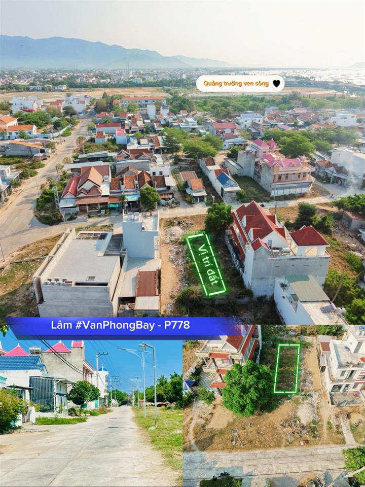 Đất trung tâm tt vạn giã, cách biển chỉ 370 m. đường rộng 16 mét, giá chỉ 1x tr/m2