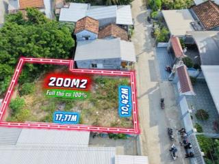 Đất tân đức đông full thổ 200m ngang hơn 10m chỉ 175m ra đường biển