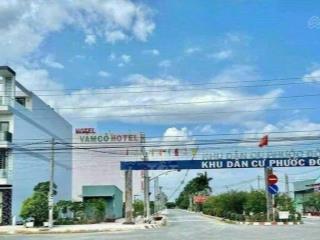 Bán lô đất nở hậu kdc phước đông  mặt tiền quốc lộ 50