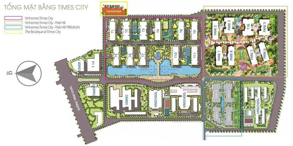 Bán căn văn phòng tầng 2 tòa t5 times city