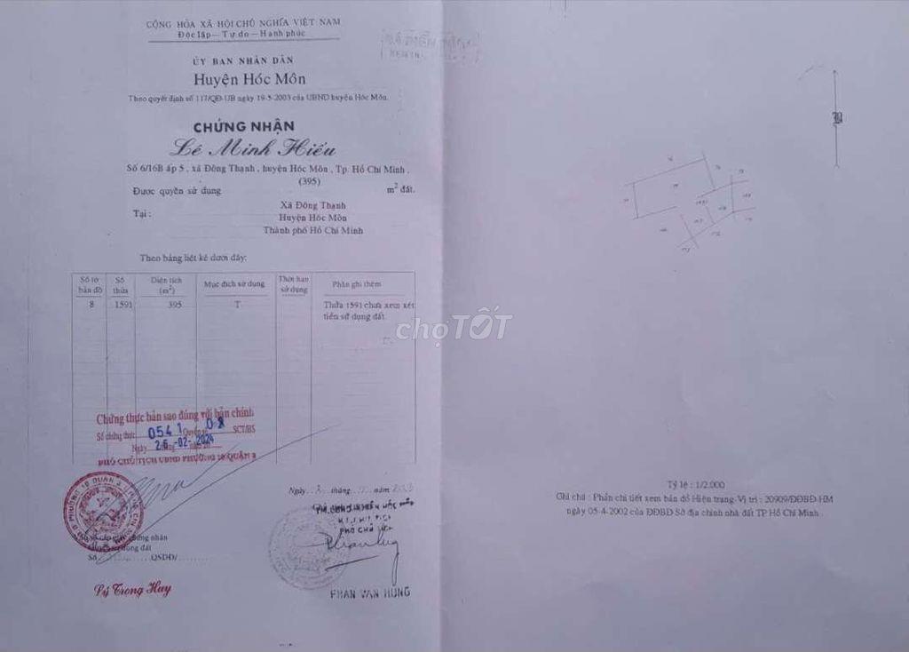 Bán nhà,Đông Thạnh,Hóc Môn,giá rẻ