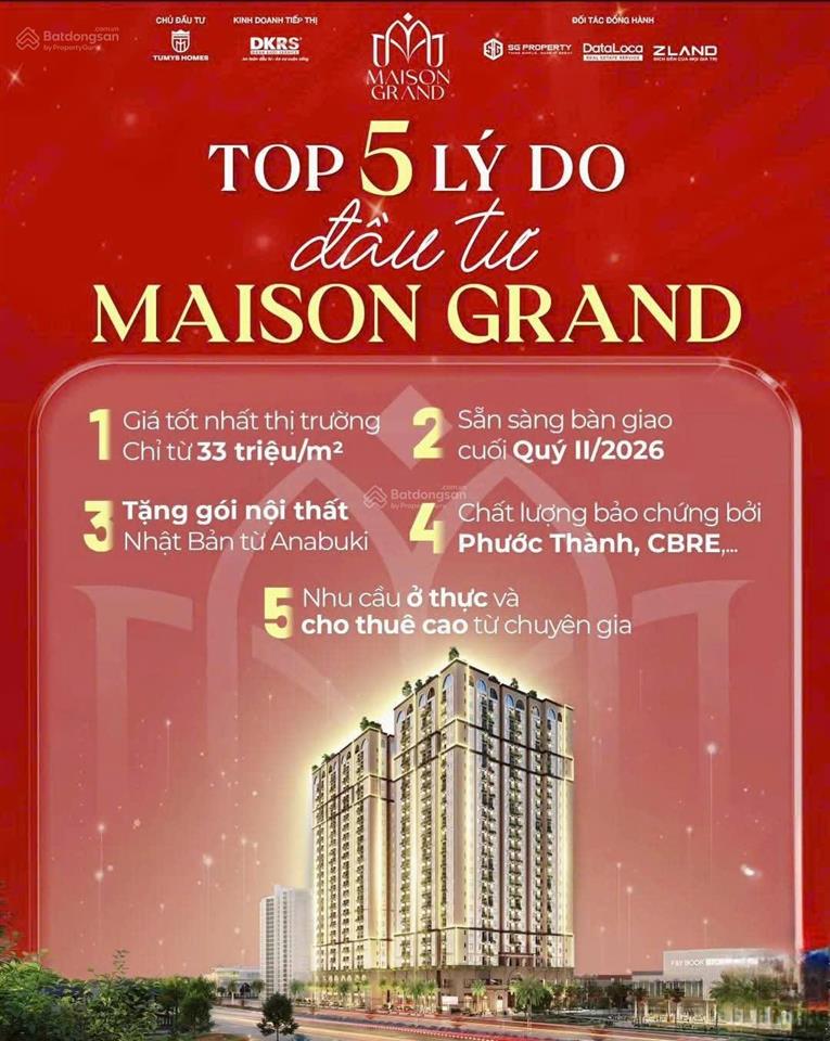 Siêu lợi nhuận khi sở hữu căn hộ maison grand phú mỹ