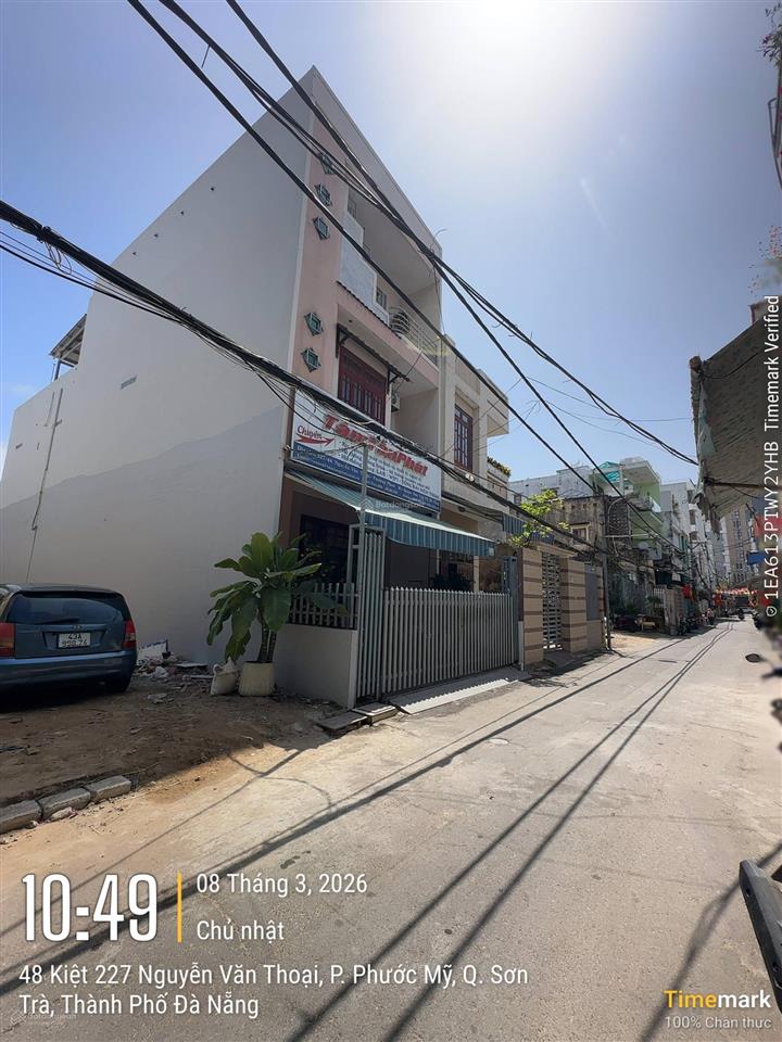 Bán 139m2 đất sát biển mỹ khê, kiệt nguyễn văn thoại, hướng tây, khu phố du lịch sầm uất