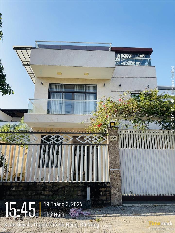 Bán biệt thự xuân quỳnh  nam việt á, 200m2 đông nam trục lớn 16m gần sông hàn, nội thất cơ bản