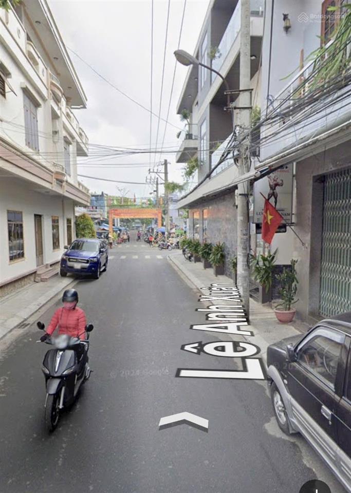 Bán đất mt lê anh xuân  hoà cường, 60m2 ngang 4m có 3 mặt thoáng, lộ giới 5m5 hướng chính bắc