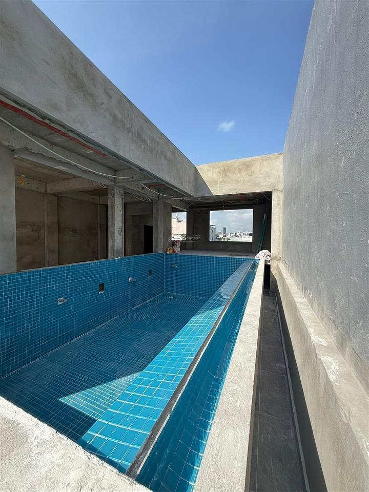 Bán nhà 4 tầng + hồ bơi mỹ khê 7, 70m2 4pn đầy đủ nội thất cách biển mỹ khê chỉ 500m