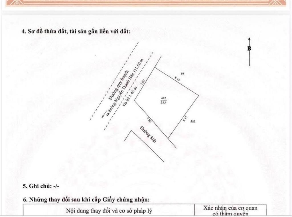 Bán 120m2 đất nguyễn thành hãn, góc 2mt , tây bắc, trục 5m5 trung tâm hải châu
