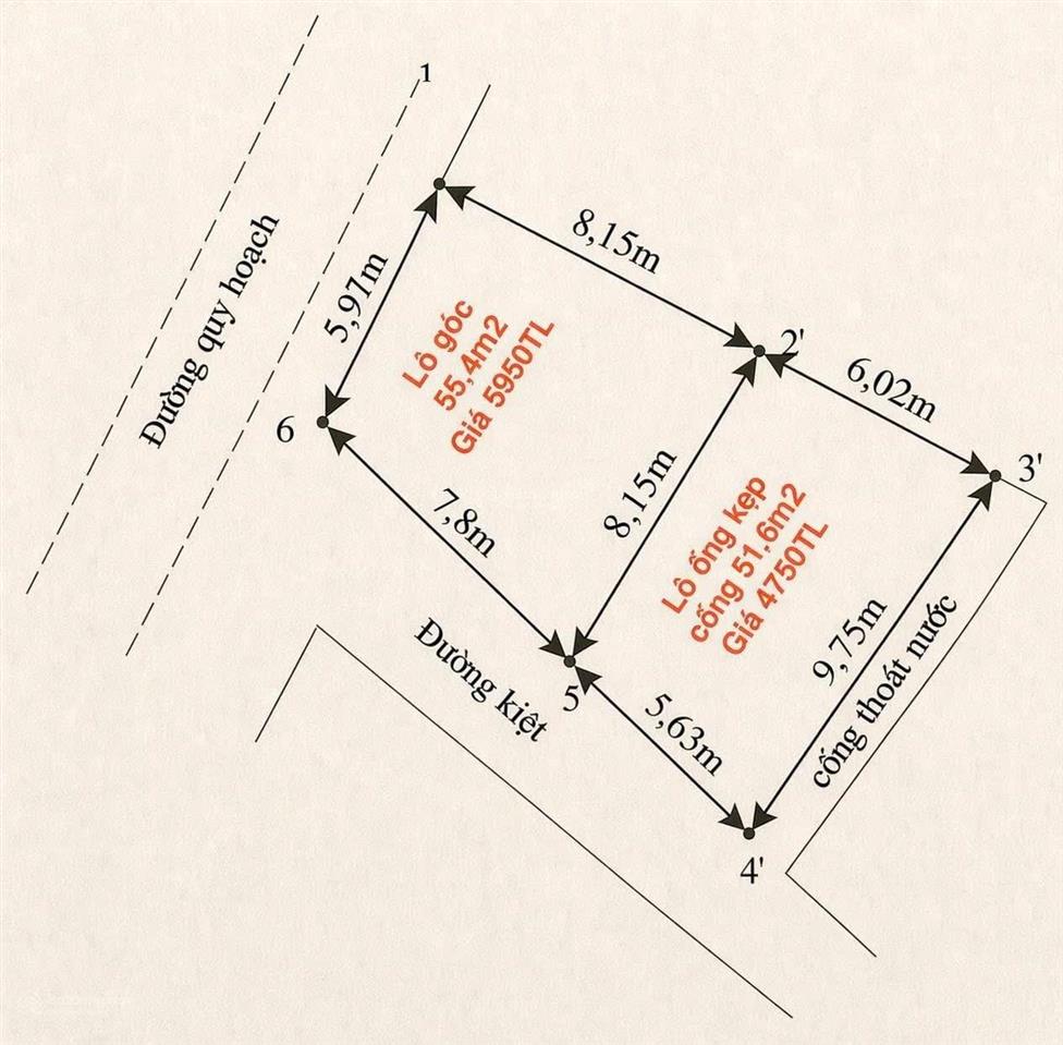 Bán 120m2 đất nguyễn thành hãn, góc 2mt , tây bắc, trục 5m5 trung tâm hải châu