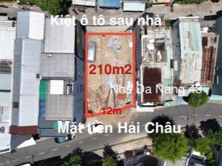 Bán 211m2 đất 2 mt hải hồ  hải châu, ngay gần góc lý tự trọng trung tâm đà nẵng