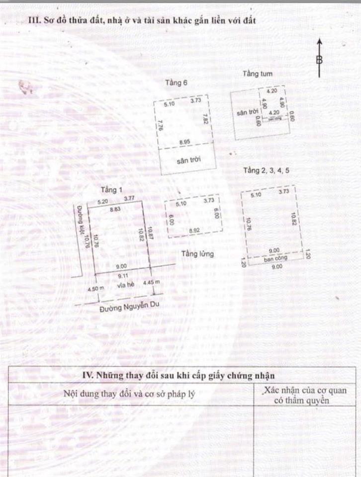 Bán tòa nhà văn phòng 7 tầng mt nguyễn du, 98m² ngang 9,11m trục lớn 10m5 sát sông hàn