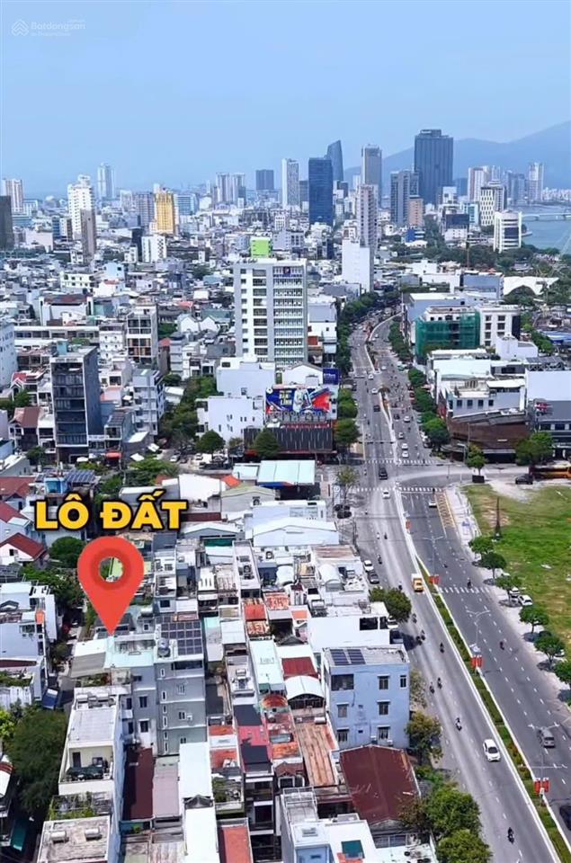 Bán đất mt 2 tháng 9, đường nội bộ 3,75m, 93,4m2 ngang 5,05m hướng bắc cách sông hàn 100m