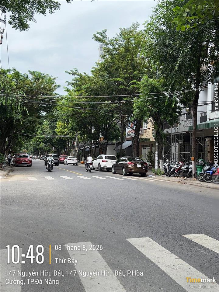 Bán nhà 2 tầng mt nguyễn hữu dật, 101m2 lộ giới 10m5 hướng tây nam trung tâm hòa cường
