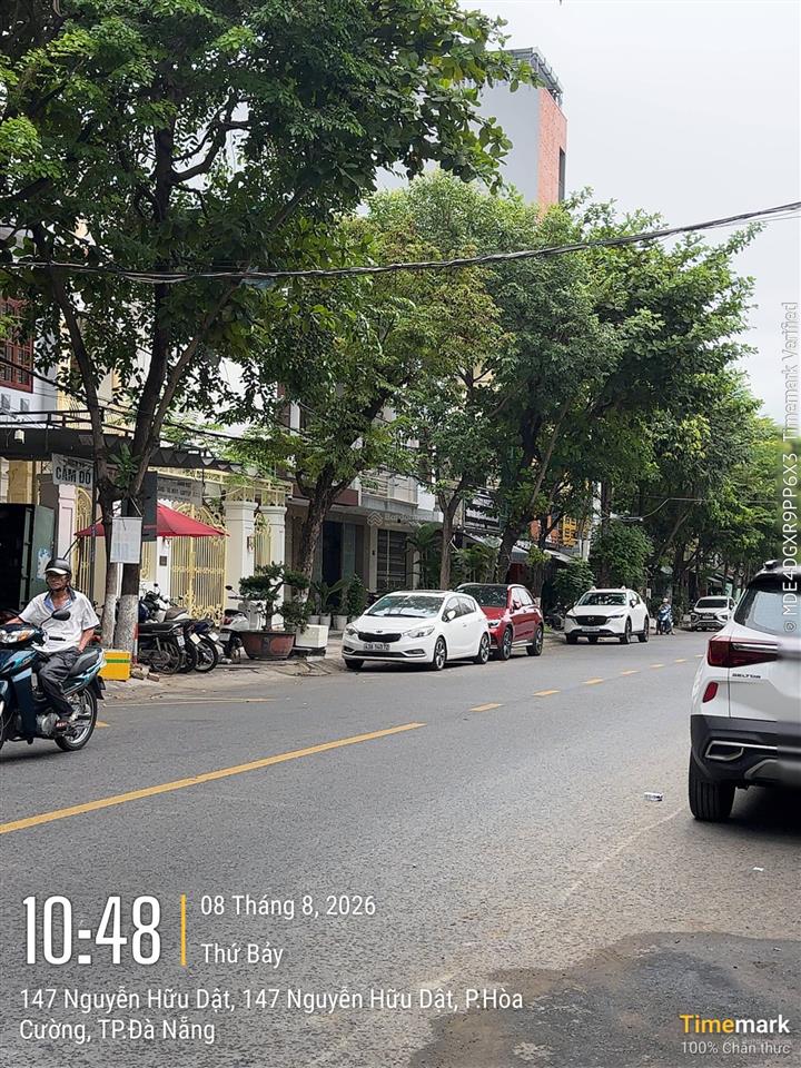 Bán nhà 2 tầng mt nguyễn hữu dật, 101m2 lộ giới 10m5 hướng tây nam trung tâm hòa cường