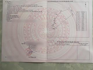 Bán đất rộng ngay gần nút giao cao tốc ic4, kim long, tam dương, phú thọ. dt ~ 1ha