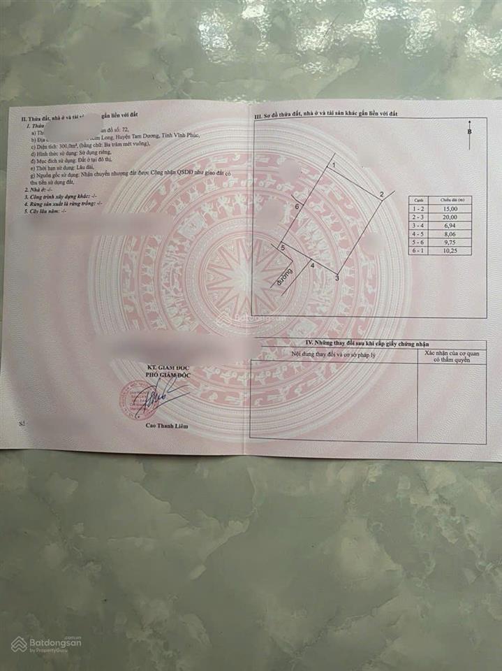 Bán đất rộng ngay gần nút giao cao tốc ic4, kim long, tam dương, phú thọ. dt ~ 1ha