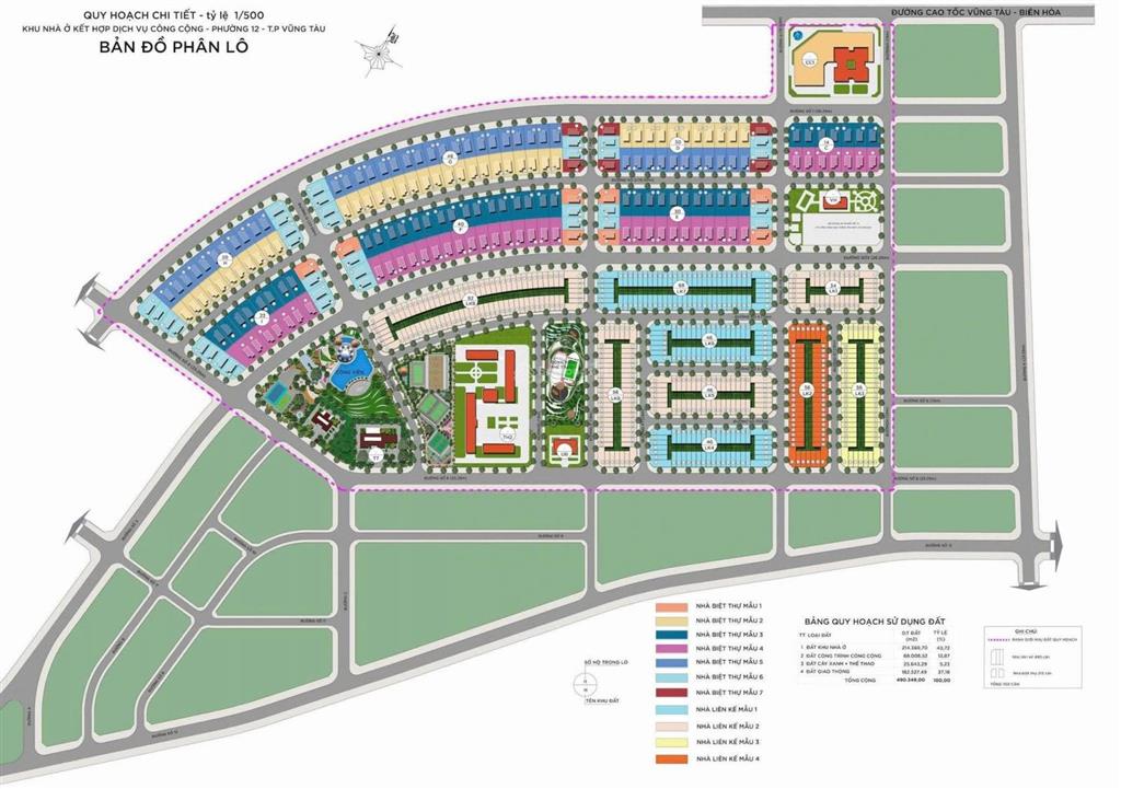 Bán nhà phố liền kề tại the light city (khu nhà ở hải đăng) vũng tàu