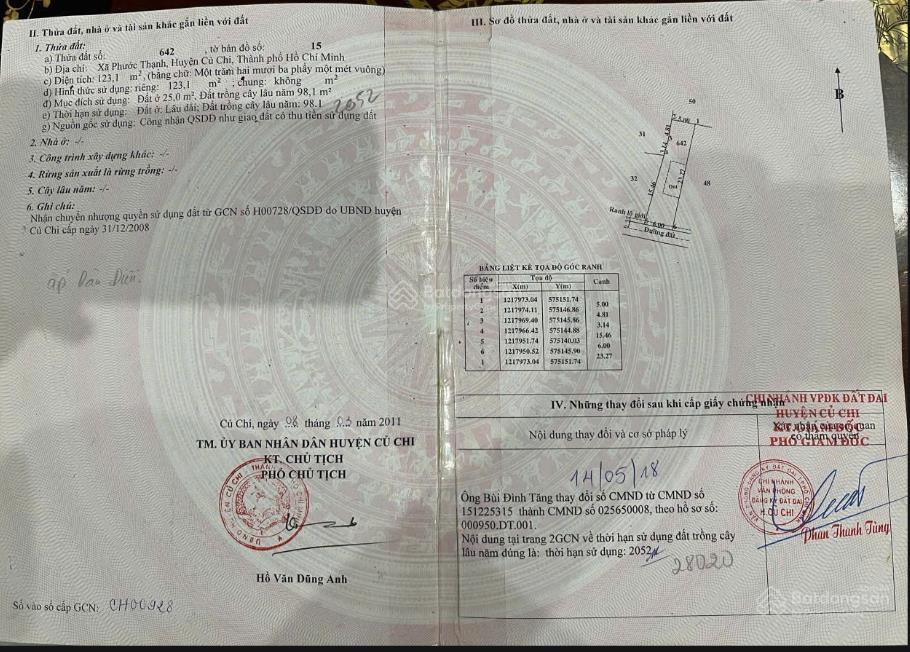 Nhà cấp 4 kiên cố 123.1m² (25m thổ cư) tại thái mỹ, gần chợ 500m giá chỉ 1,15 tỷ, vào ở ngay!