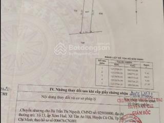 Bán nhà đất xã tân an hội, củ chi  dt 145m²  gần ubnd, bv, bhx, điện máy xanh  giá chỉ 2.2 tỷ