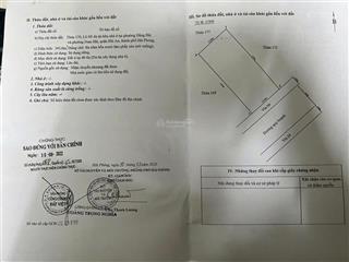 Bán lô đất tđc đồng bồ  đằng hải  hải an  hp. diện tích 345.6m2 (12.8x27) hướng đông nam