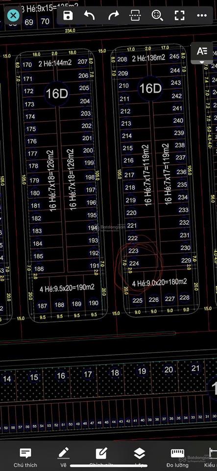 Siêu phẩm cực hiếm lô góc 3 thoáng lô 16d lê hồng phong, vị trí đẹp khó tìm .diện tích 119m