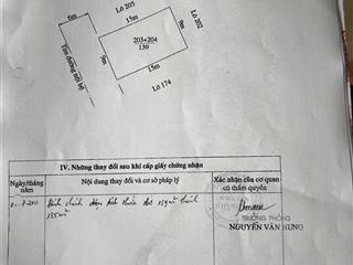 Spcc lô đất khu tđc gốc lim hải an, mặt tiền rộng xây biệt thự siêu đẹp. diện tích135m ( ngang 9m)