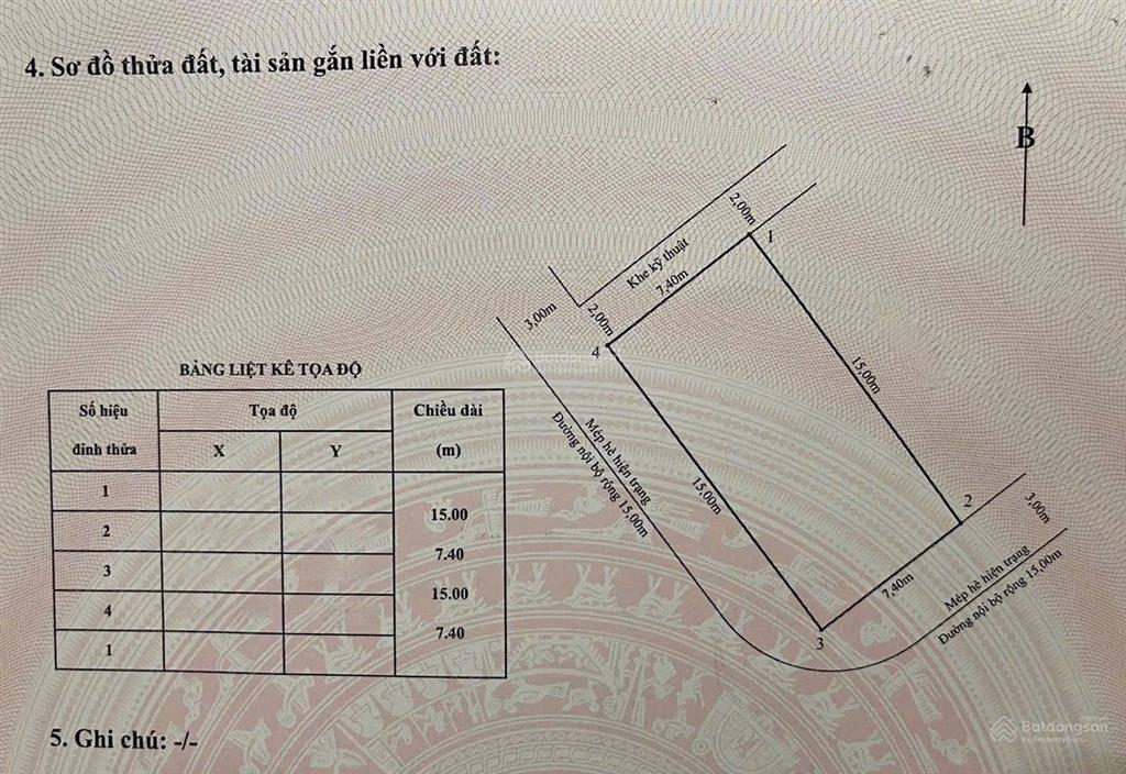 Càn chuyển nhượng lô đất lô 26 lê hồng phong  ngô quyền . diện tích 111m ngang 7.4m  hướng đn