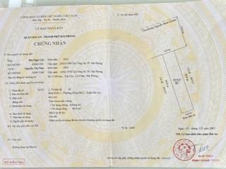 Chuyển nhượng mảnh đất siêu đẹp mặt đường nguyễn bỉnh khiêm  phường đông hải quận hải an hải phòng