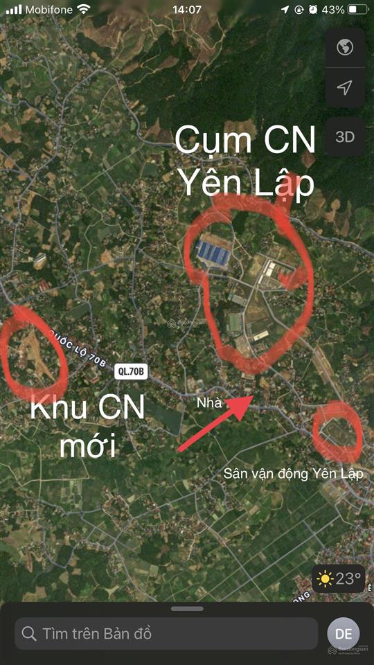 Bán nhà đất ~ 300m2 sát mặt đường ql70b, yên lập, phú thọ