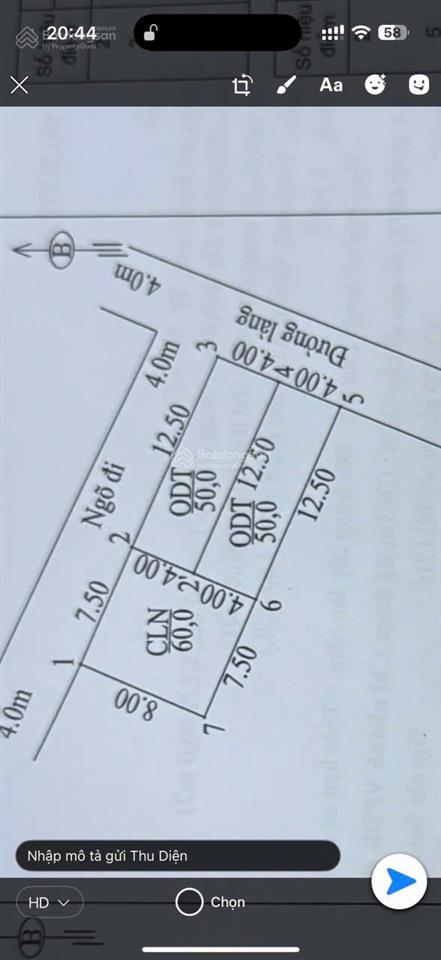 Chỉ với hơn 1 tỷ đất đẹp xuân mai