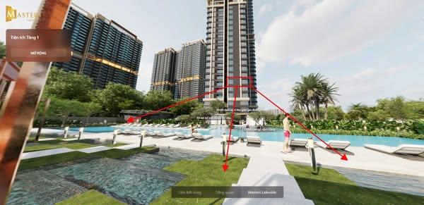 Duy nhất căn góc 3pn 2vs view bể bơi, hồ 25ha cực rẻ 69tr/m2, ban công đn siêu mát masteri lakeside