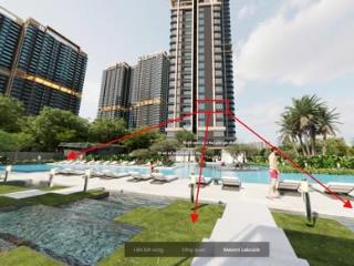 Duy nhất căn góc 3pn 2vs view bể bơi, hồ 25ha cực rẻ 63tr/m2, ban công đn siêu mát masteri lakeside