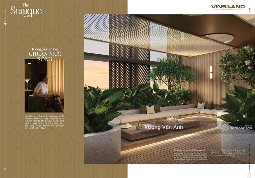 Căn hộ 3pn 2wc 96,8m2 tòa s2 đn tầng 2x view hồ ngọc trai và biệt thự ngọc trai the senique hà nội