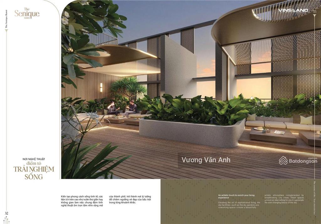 Căn hộ 3pn 2wc 96,8m2 tòa s2 đn tầng 2x view hồ ngọc trai và biệt thự ngọc trai the senique hà nội