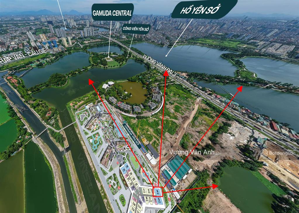 Tt ch 3pn góc 99m2 view hồ yên sở 323ha e vương anh pkd da gamuda yên sở  gamuda central park