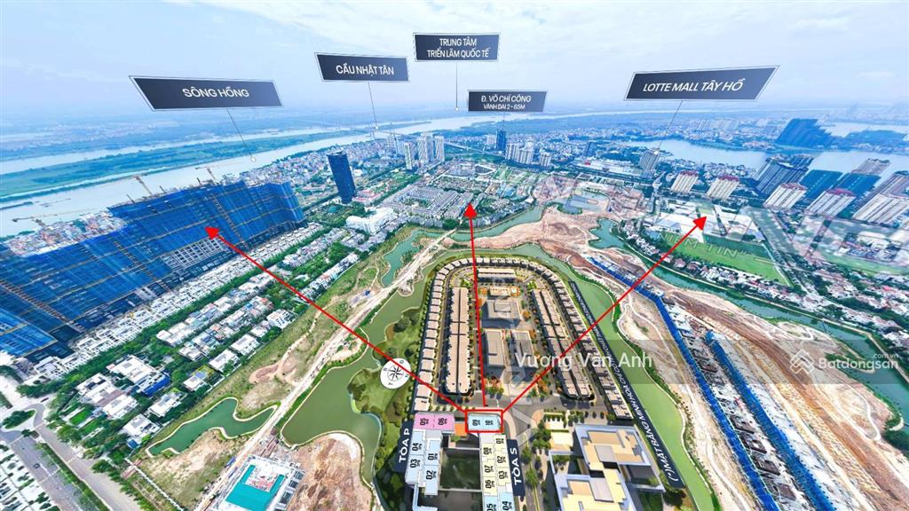 Ch 3pn 2wc góc dt 132m2 đẹp maison privée  sảnh, thang riêng view công viên kđt ciputra và hồ tây